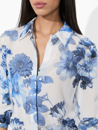 Willa Silk Blouse In Affection Small - Alice + Olivia Women