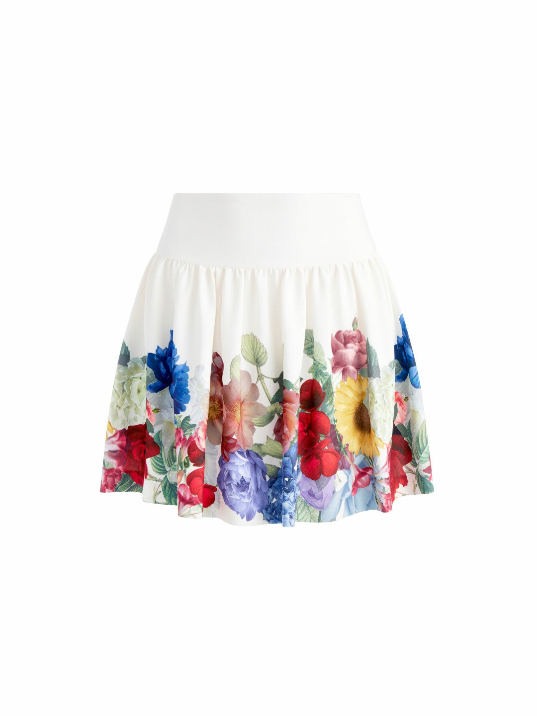 Ella Mini Skirt In Garden Brunch Off White - Alice + Olivia Women