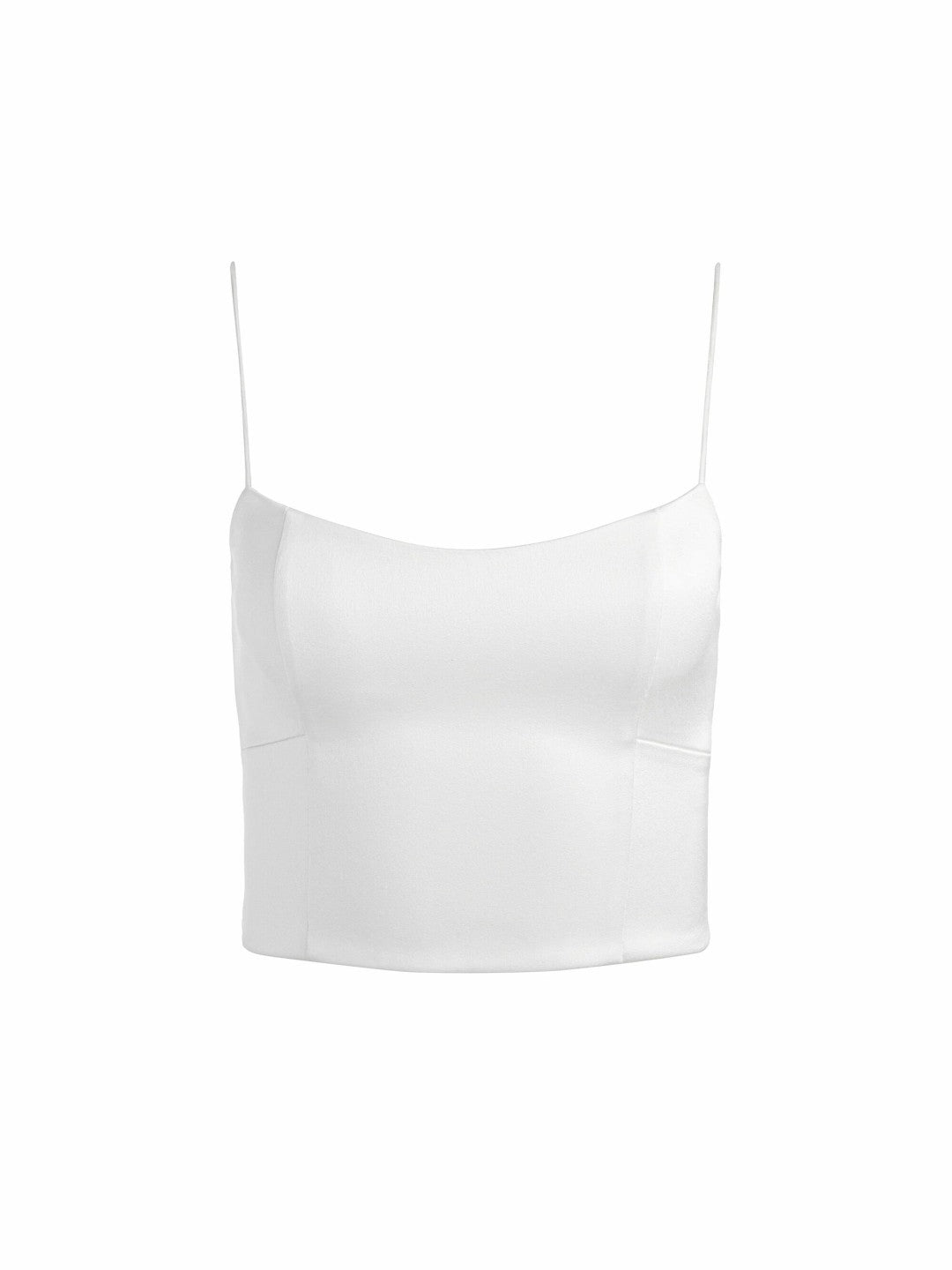 Saylor Bustier Cami Top In Off White - Alice + Olivia Women
