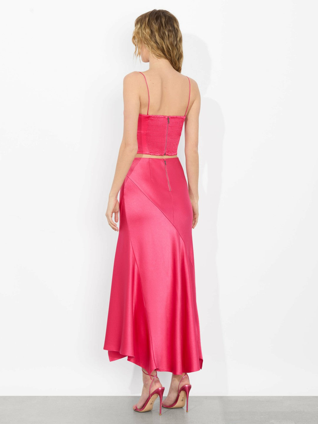 Saylor Bustier Cami Top In Raspberry - Alice + Olivia Women