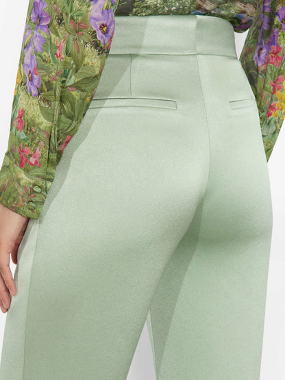 Deanna Bootcut Pant In Sage - Alice + Olivia Women