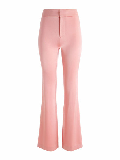 Deanna Bootcut Pant In Dusty Rose - Alice + Olivia Women