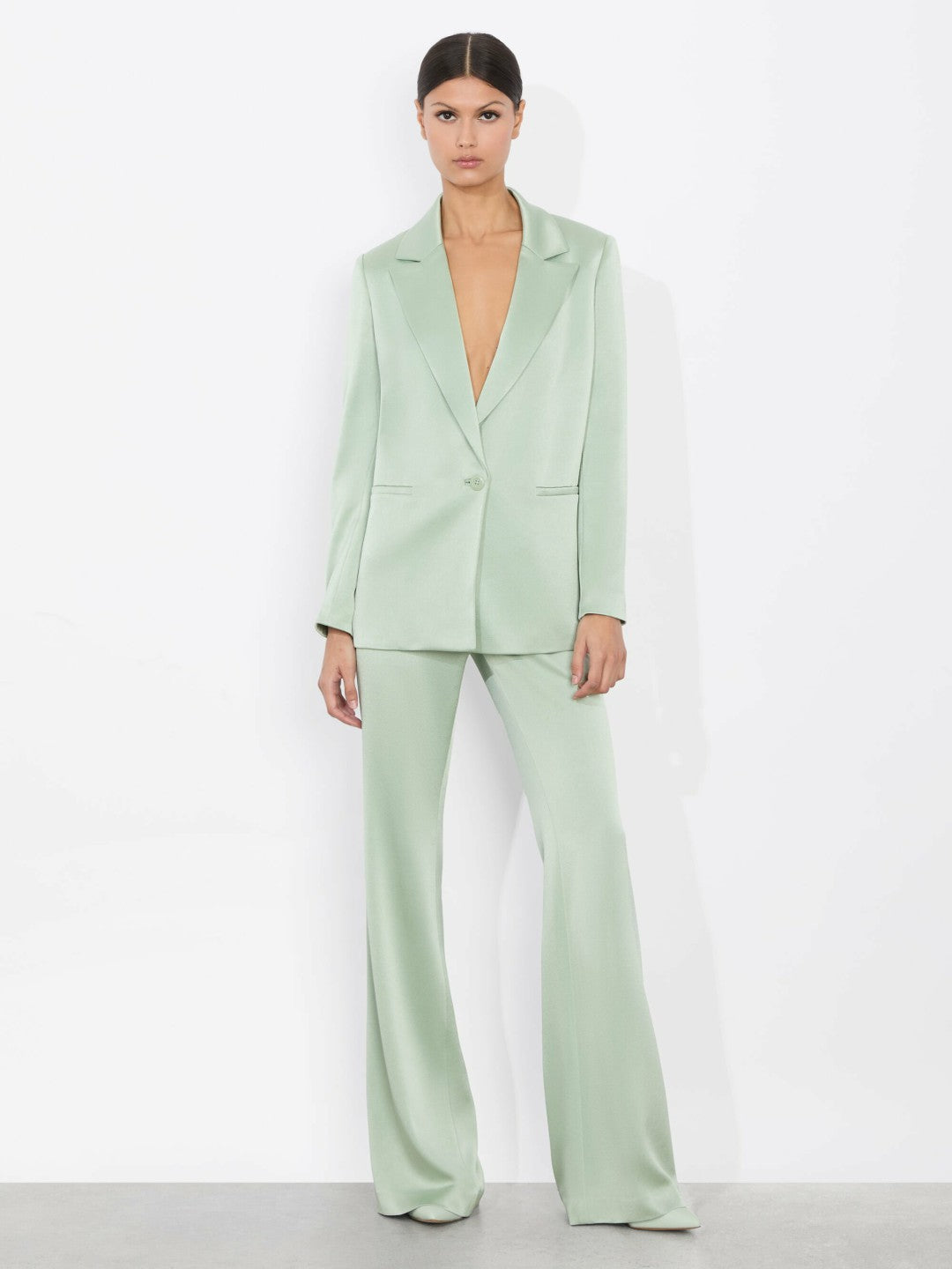 Denny Boyfriend Blazer In Sage - Alice + Olivia Women