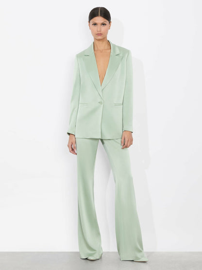 Denny Boyfriend Blazer In Sage - Alice + Olivia Women