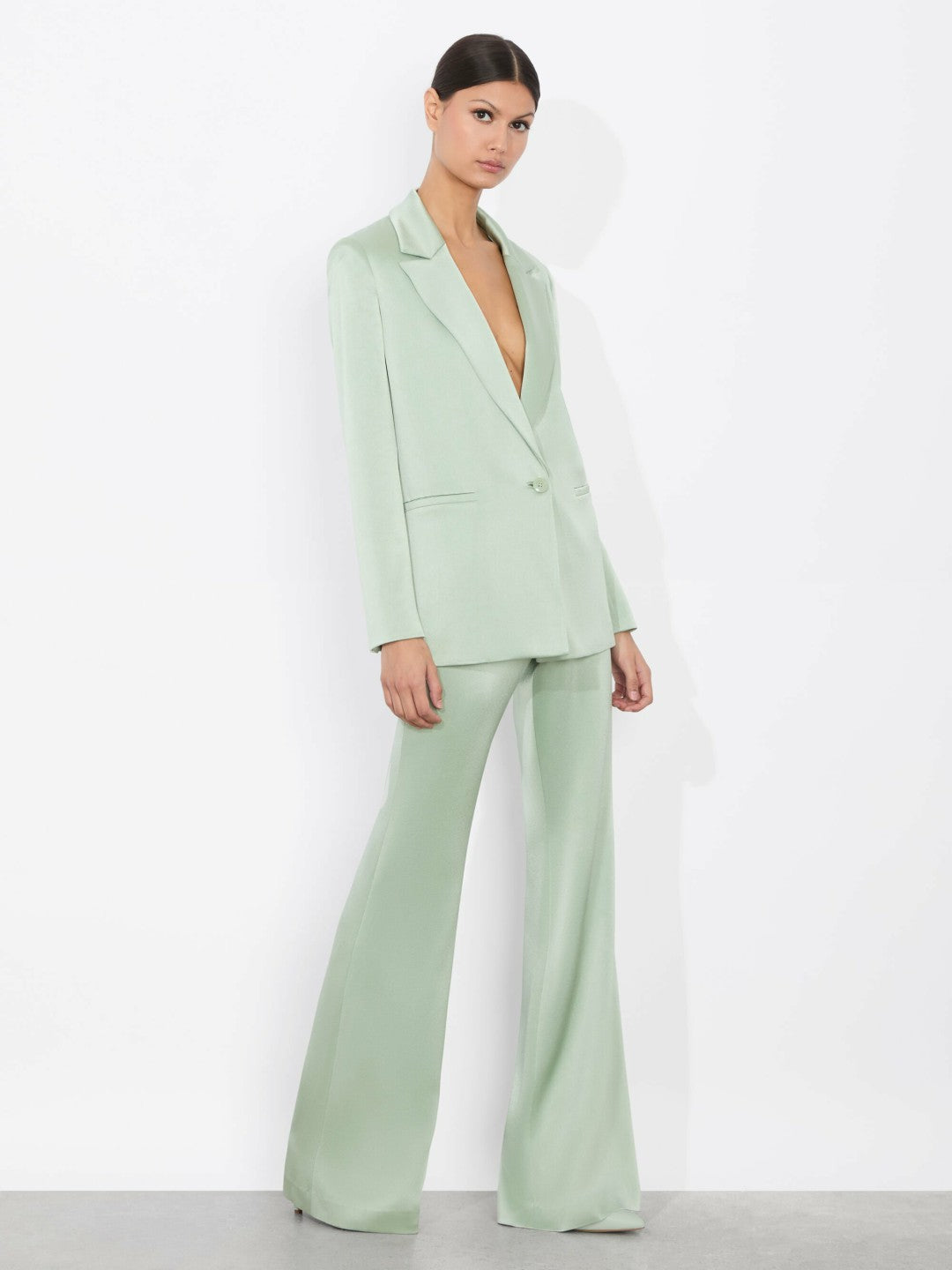 Denny Boyfriend Blazer In Sage - Alice + Olivia Women