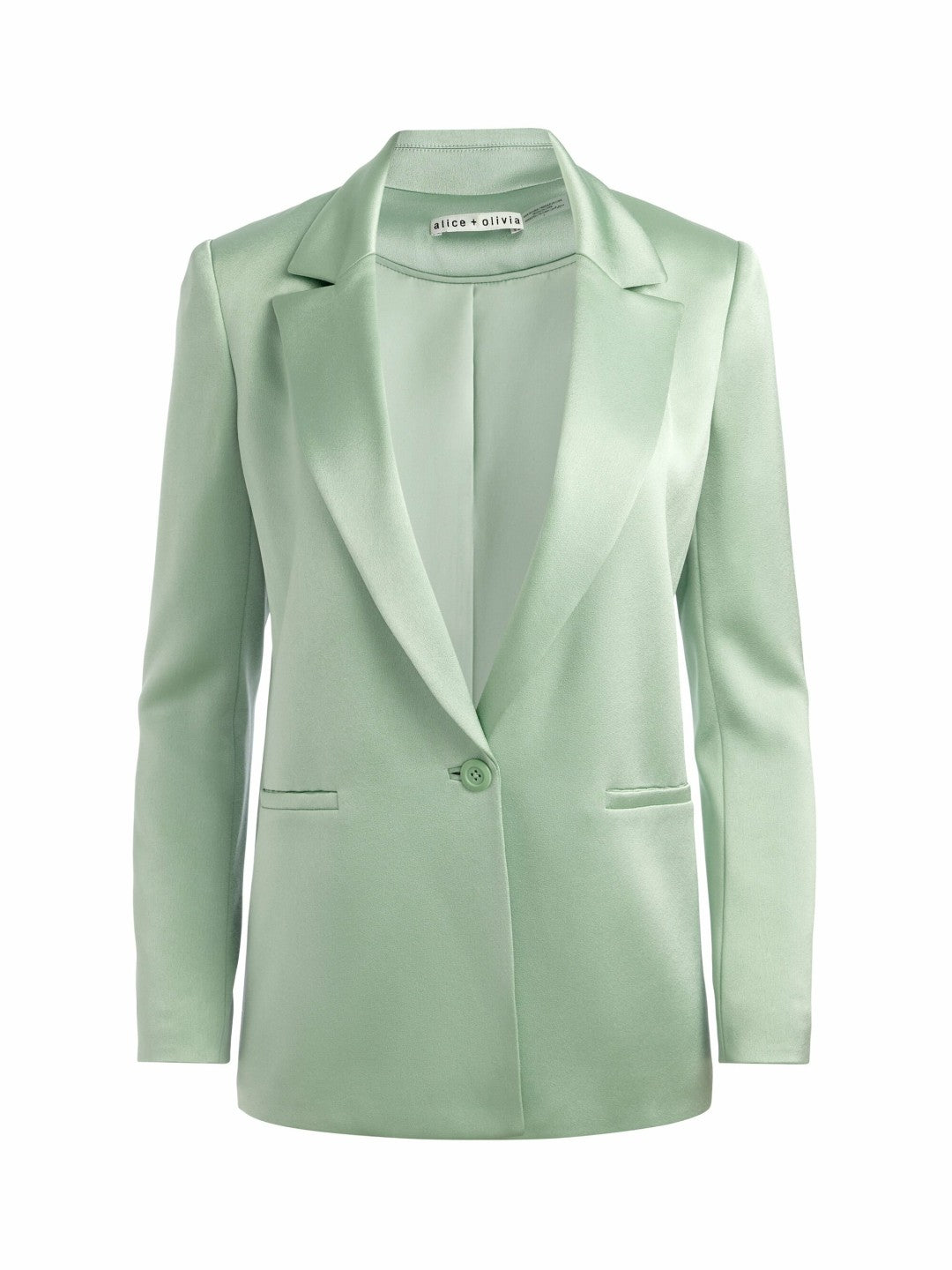 Denny Boyfriend Blazer In Sage - Alice + Olivia Women
