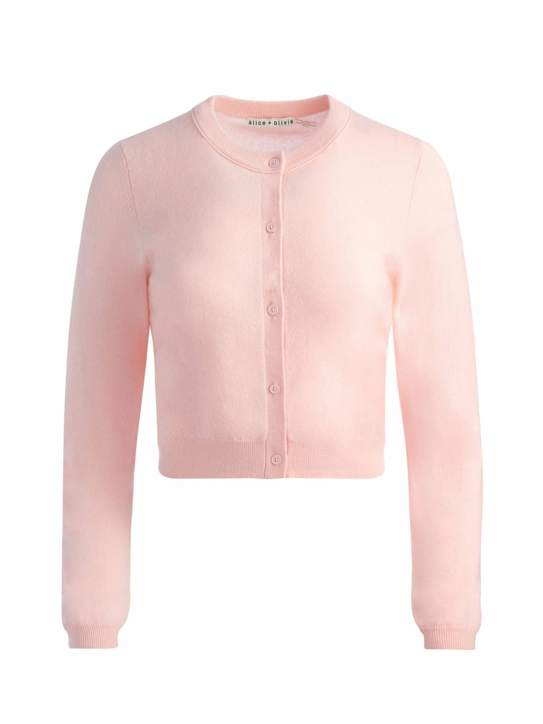 Dollie Cashmere Cardigan In Pink Bloom - Alice + Olivia Women