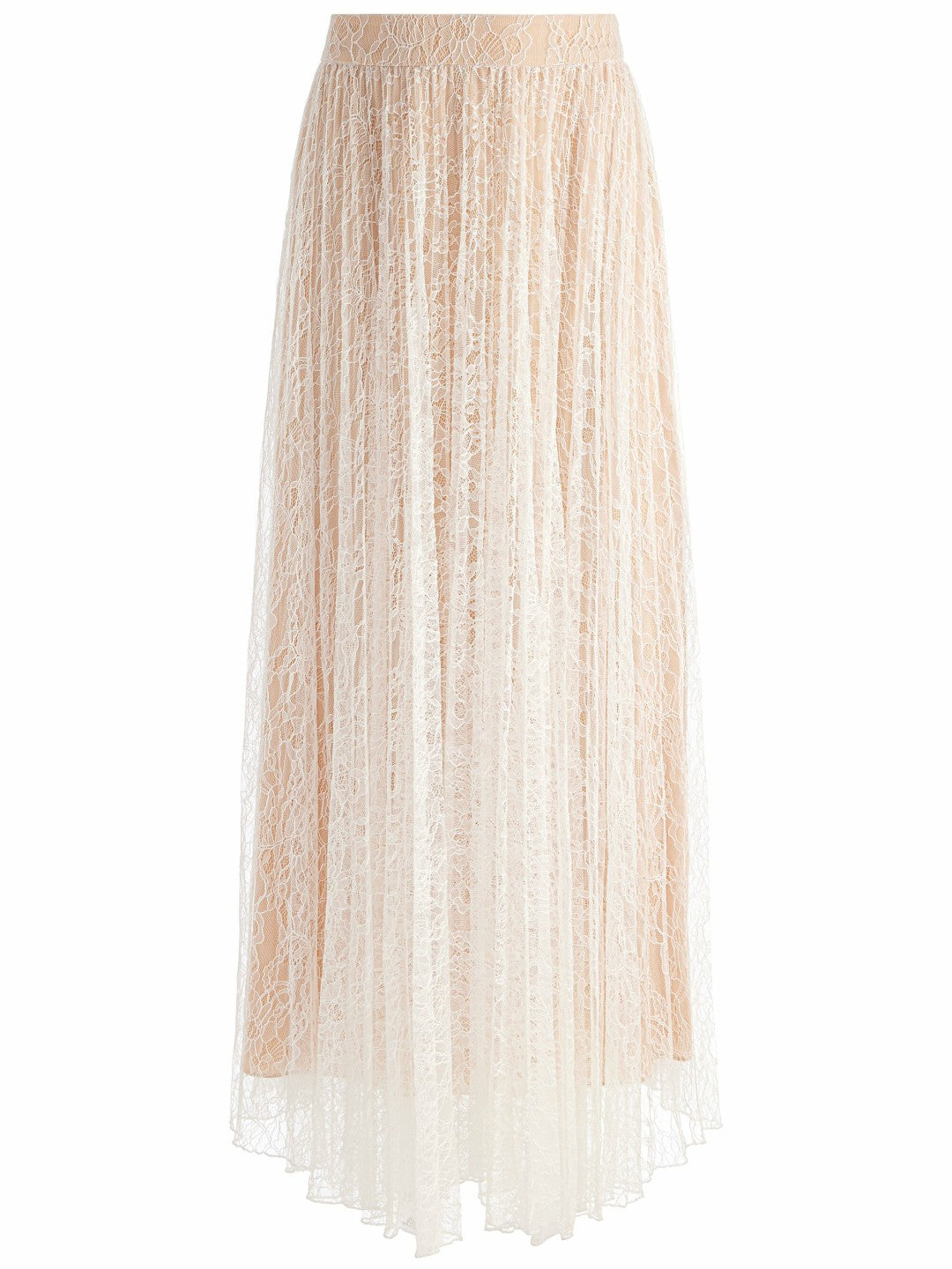 Katz Pleated Maxi Skirt In Off White - Alice + Olivia Women