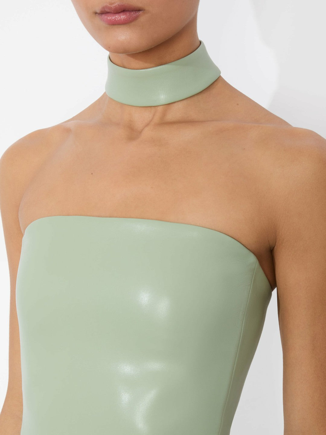 Georgie Vegan Midi Dress In Sage - Alice + Olivia Women
