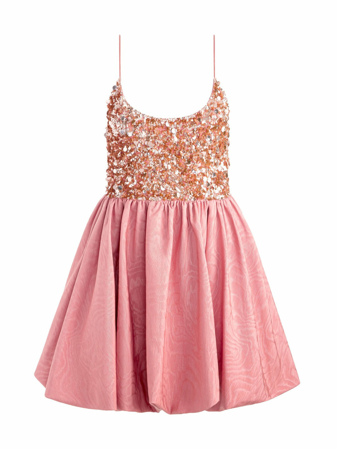Nessa Bubble Mini Dress In Dusty Rose - Alice + Olivia Women
