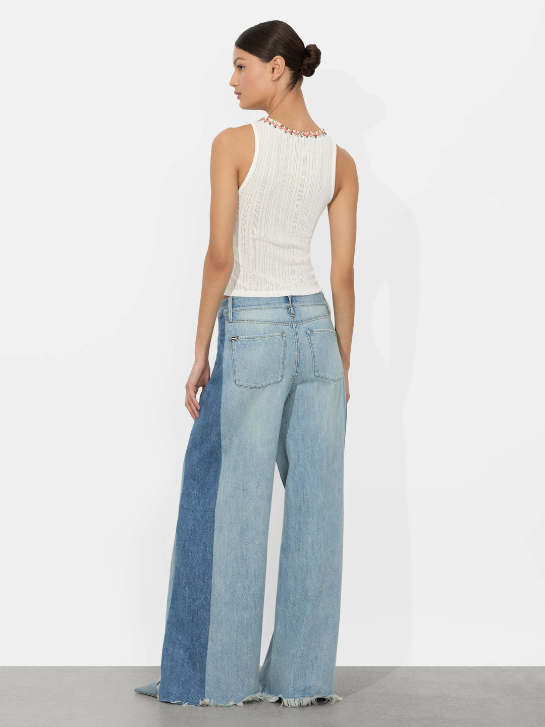 Allen Tank Top In Off White - Alice + Olivia Women
