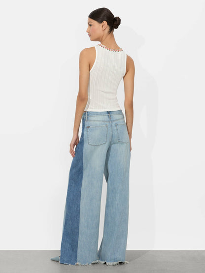 Allen Tank Top In Off White - Alice + Olivia Women