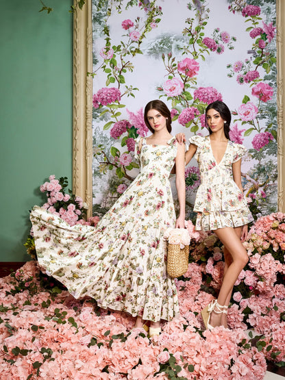 Monnie Maxi Dress In Sweet Nothings - Alice + Olivia Women