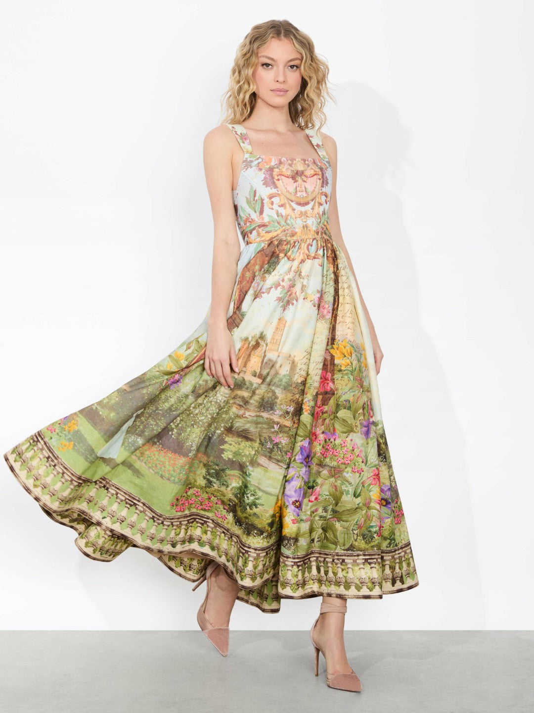 Guinevere Bustier Dress In Dusk To Dawn - Alice + Olivia Women