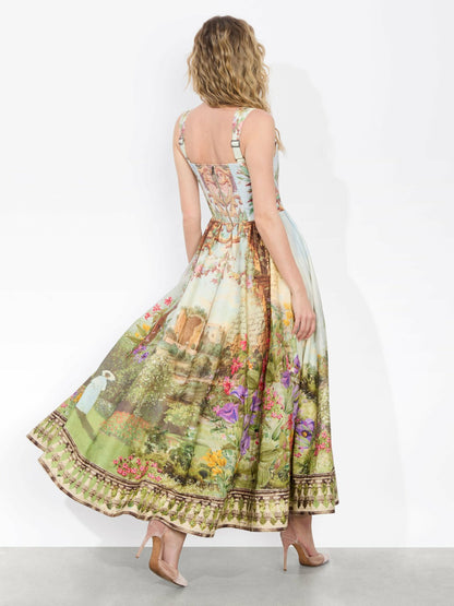 Guinevere Bustier Dress In Dusk To Dawn - Alice + Olivia Women
