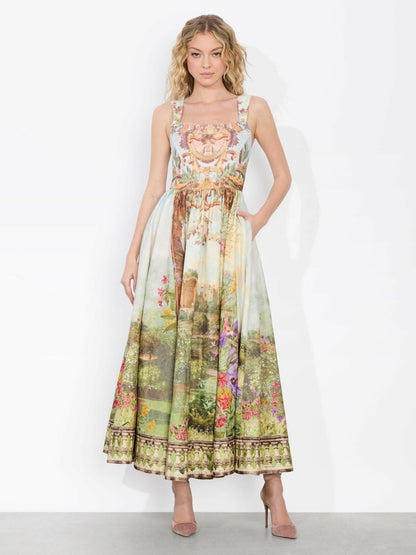 Guinevere Bustier Dress In Dusk To Dawn - Alice + Olivia Women