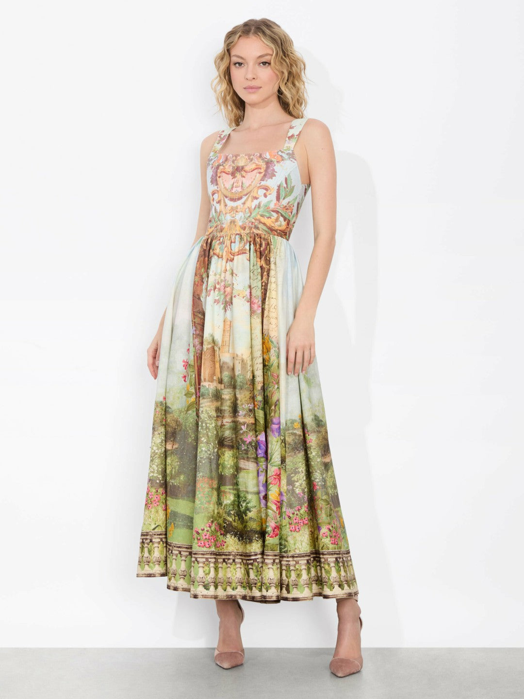 Guinevere Bustier Dress In Dusk To Dawn - Alice + Olivia Women