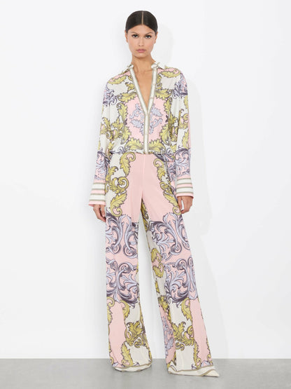Athena Wide Leg Pant In Day Dreamer - Alice + Olivia Women