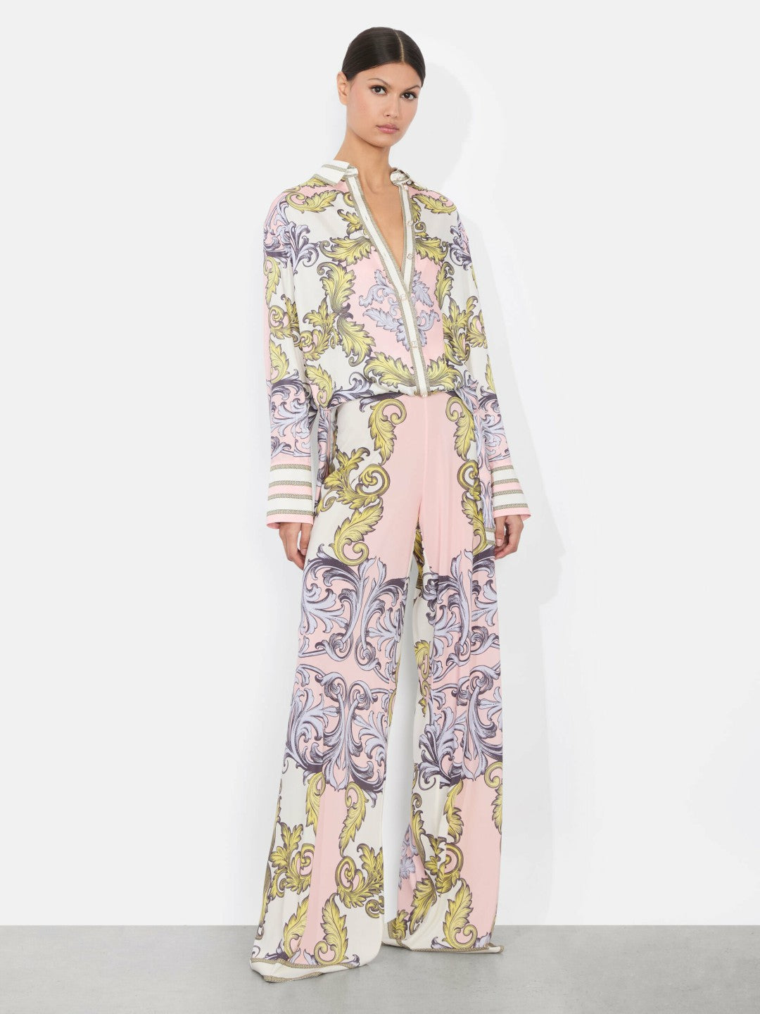 Athena Wide Leg Pant In Day Dreamer - Alice + Olivia Women