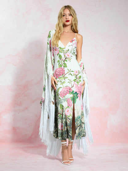 Julietta Cutaway Lace Slip Dress In Rose Whisper - Alice + Olivia Women