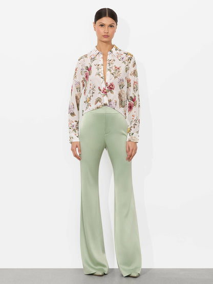 Willa Silk Blouse In Sweet Nothings - Alice + Olivia Women