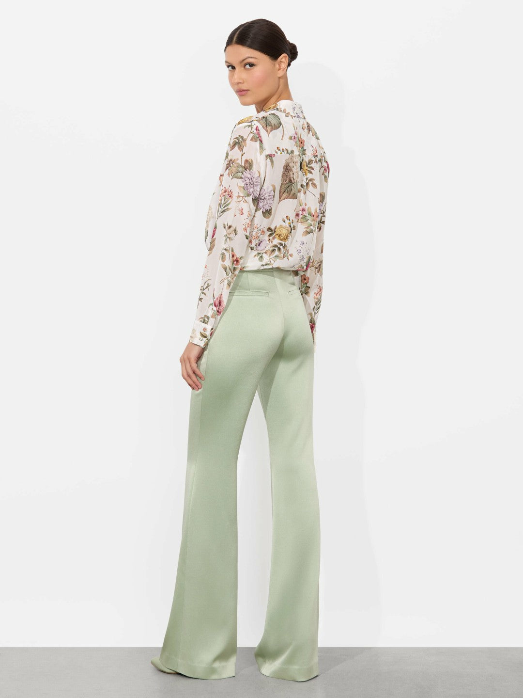 Willa Silk Blouse In Sweet Nothings - Alice + Olivia Women