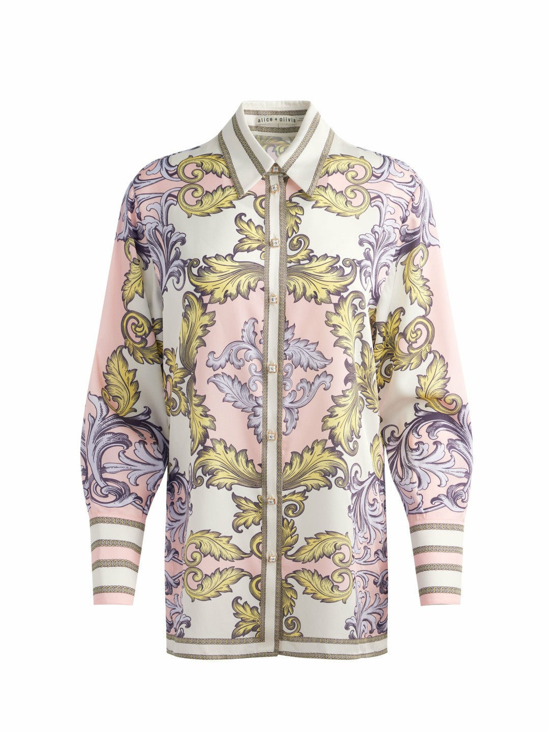 Lane Oversized Button Down In Day Dreamer - Alice + Olivia Women