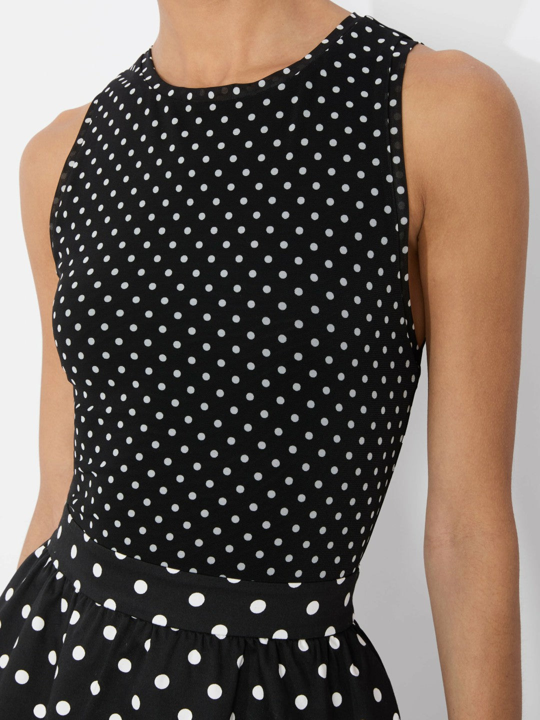 Chara Mini Dress In Black/off White Polka Dot - Alice + Olivia Women