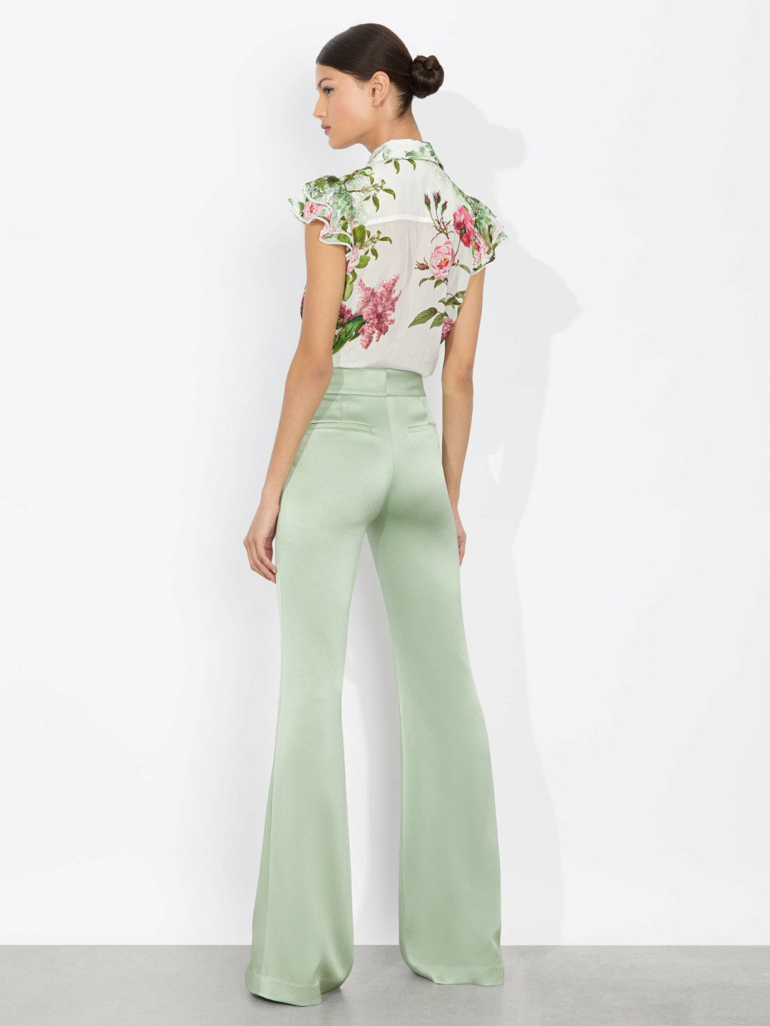 Minda Blouse In Rose Whisper - Alice + Olivia Women