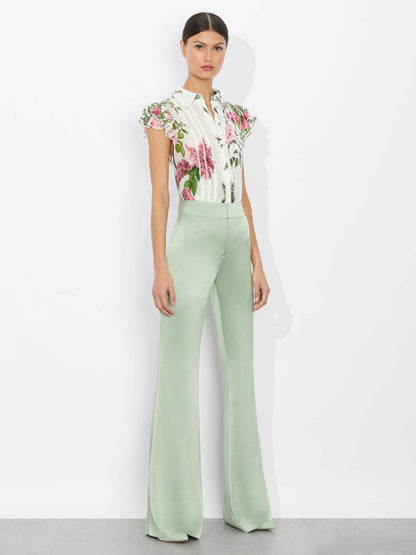 Minda Blouse In Rose Whisper - Alice + Olivia Women