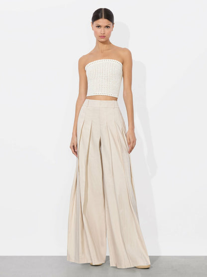 Alison Tube Top In Soft White - Alice + Olivia Women