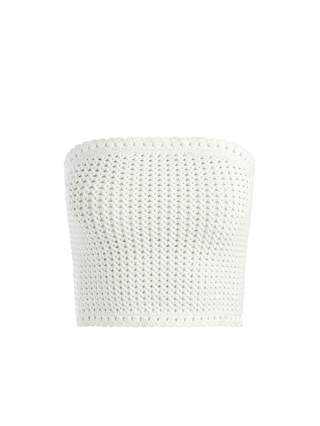 Alison Tube Top In Soft White - Alice + Olivia Women