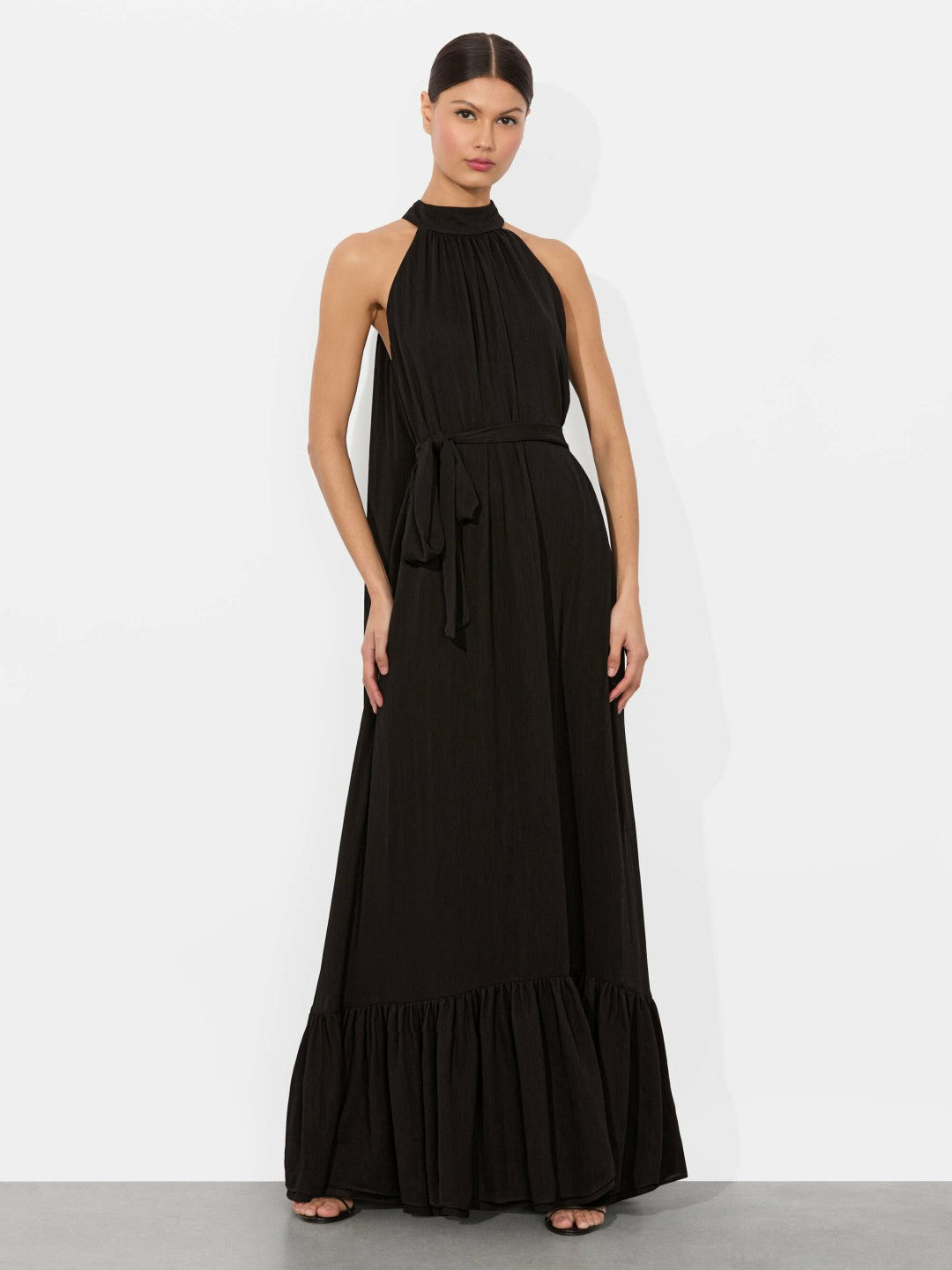 Jovie Maxi Dress In Black - Alice + Olivia Women