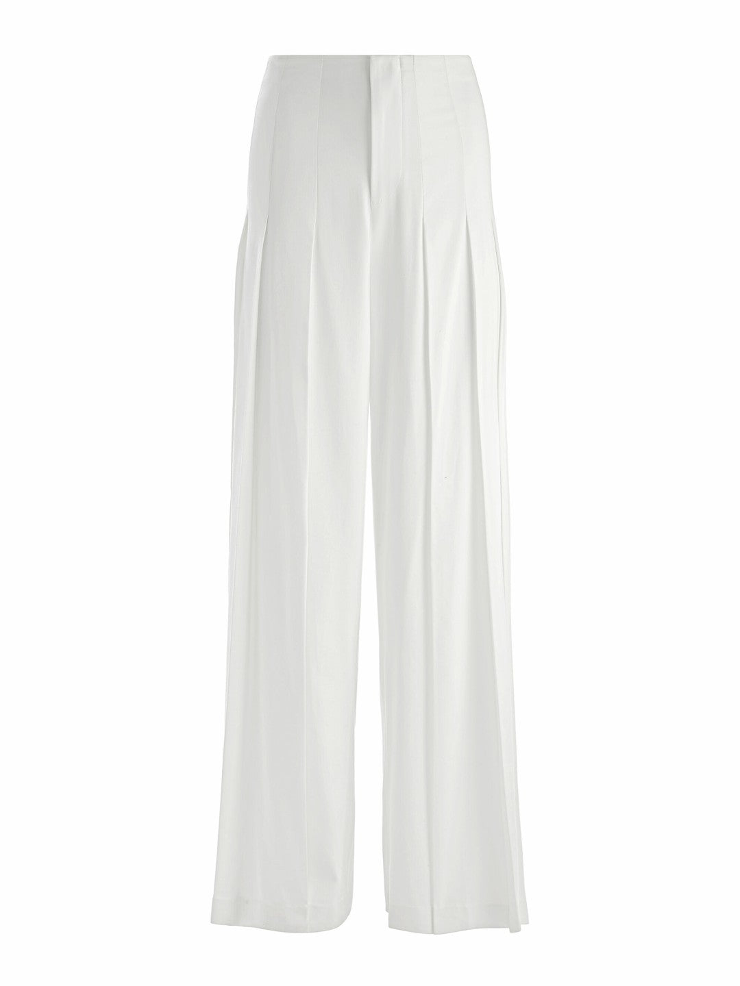 Ainslie Wide Leg Pant In Off White - Alice + Olivia Women