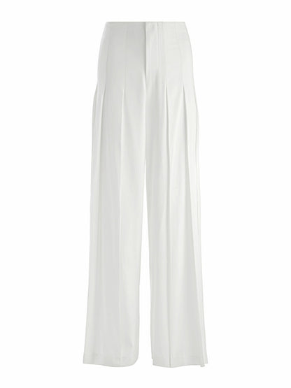 Ainslie Wide Leg Pant In Off White - Alice + Olivia Women
