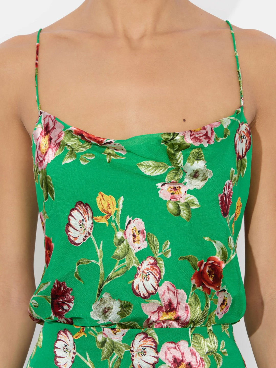 Harmon Slip Tank In Hamptons Floral - Alice + Olivia Women