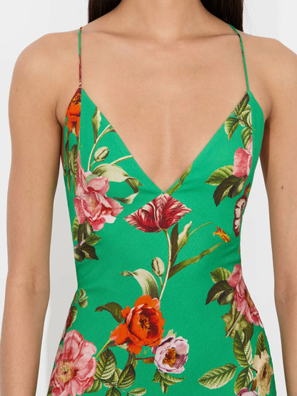Loma Maxi Slip Dress In Hamptons Floral - Alice + Olivia Women