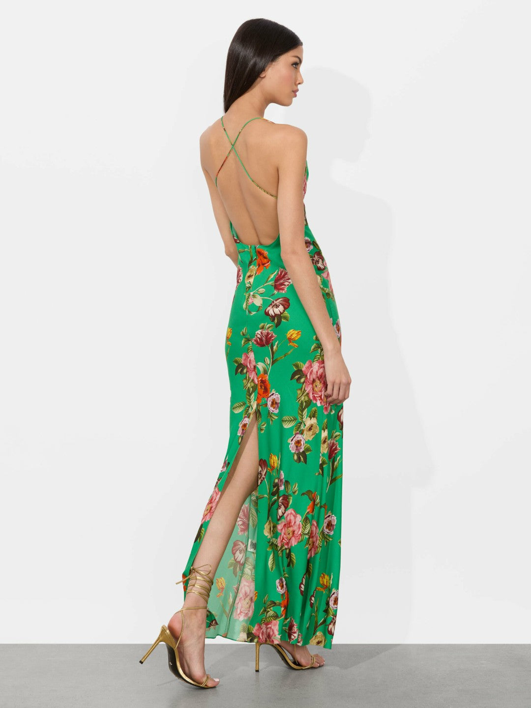 Loma Maxi Slip Dress In Hamptons Floral - Alice + Olivia Women