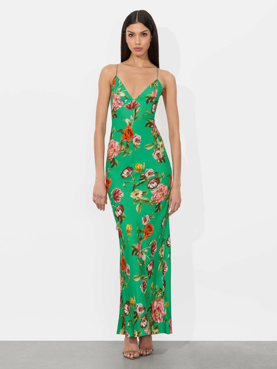 Loma Maxi Slip Dress In Hamptons Floral - Alice + Olivia Women