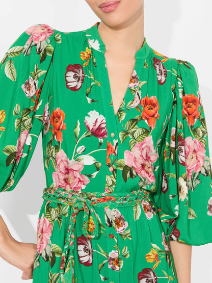 Antonette Mini Dress In Hamptons Floral Large - Alice + Olivia Women