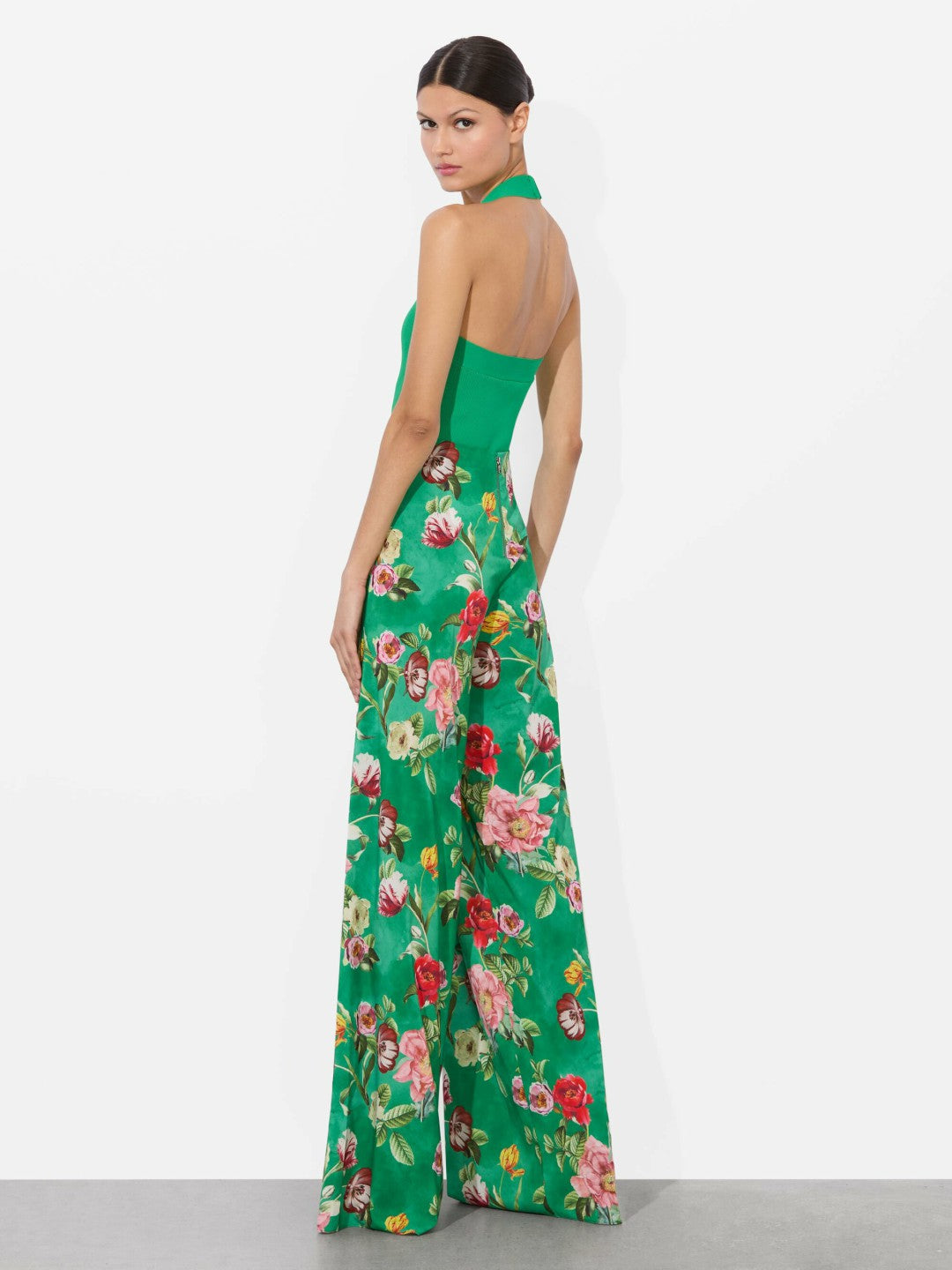 Athena Wide Leg Pant In Hamptons Floral - Alice + Olivia Women