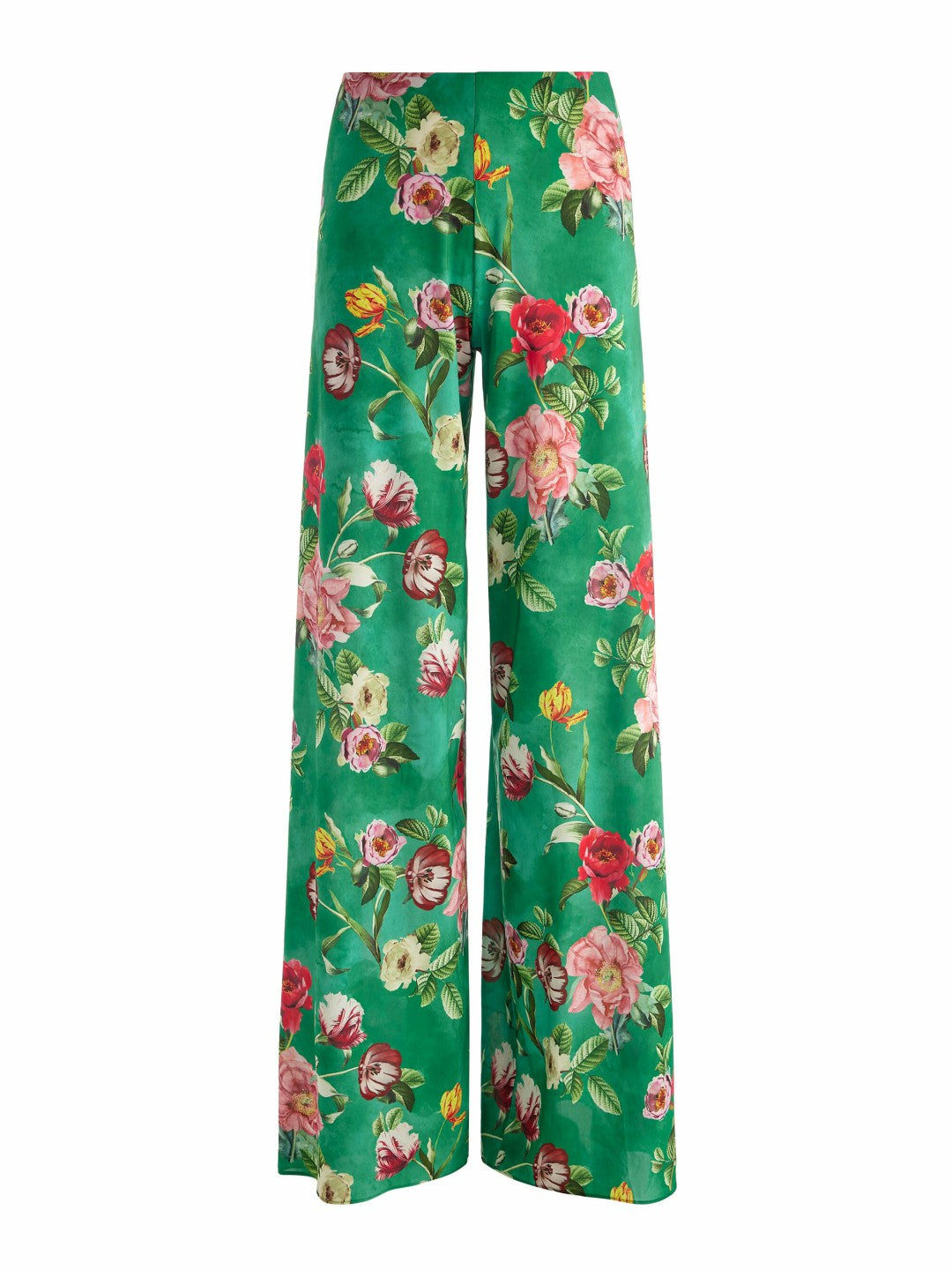Athena Wide Leg Pant In Hamptons Floral - Alice + Olivia Women