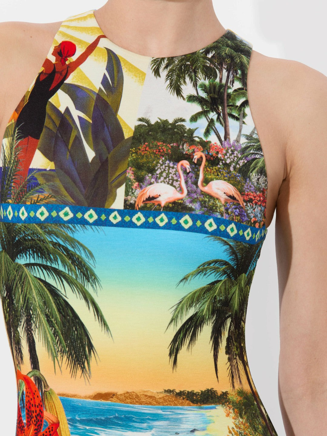 Pania Maxi Dress In Island Dreams - Alice + Olivia Women