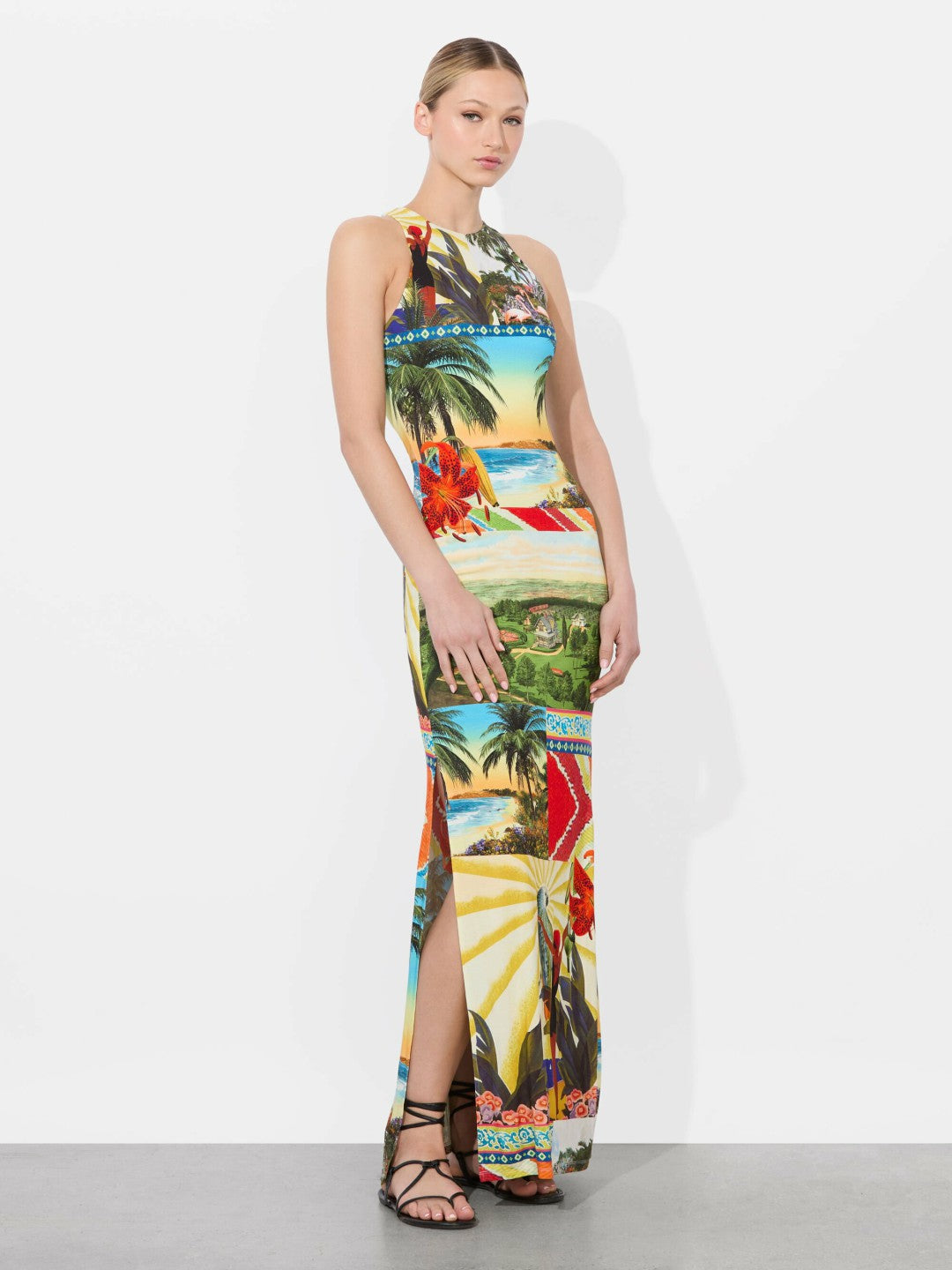 Pania Maxi Dress In Island Dreams - Alice + Olivia Women