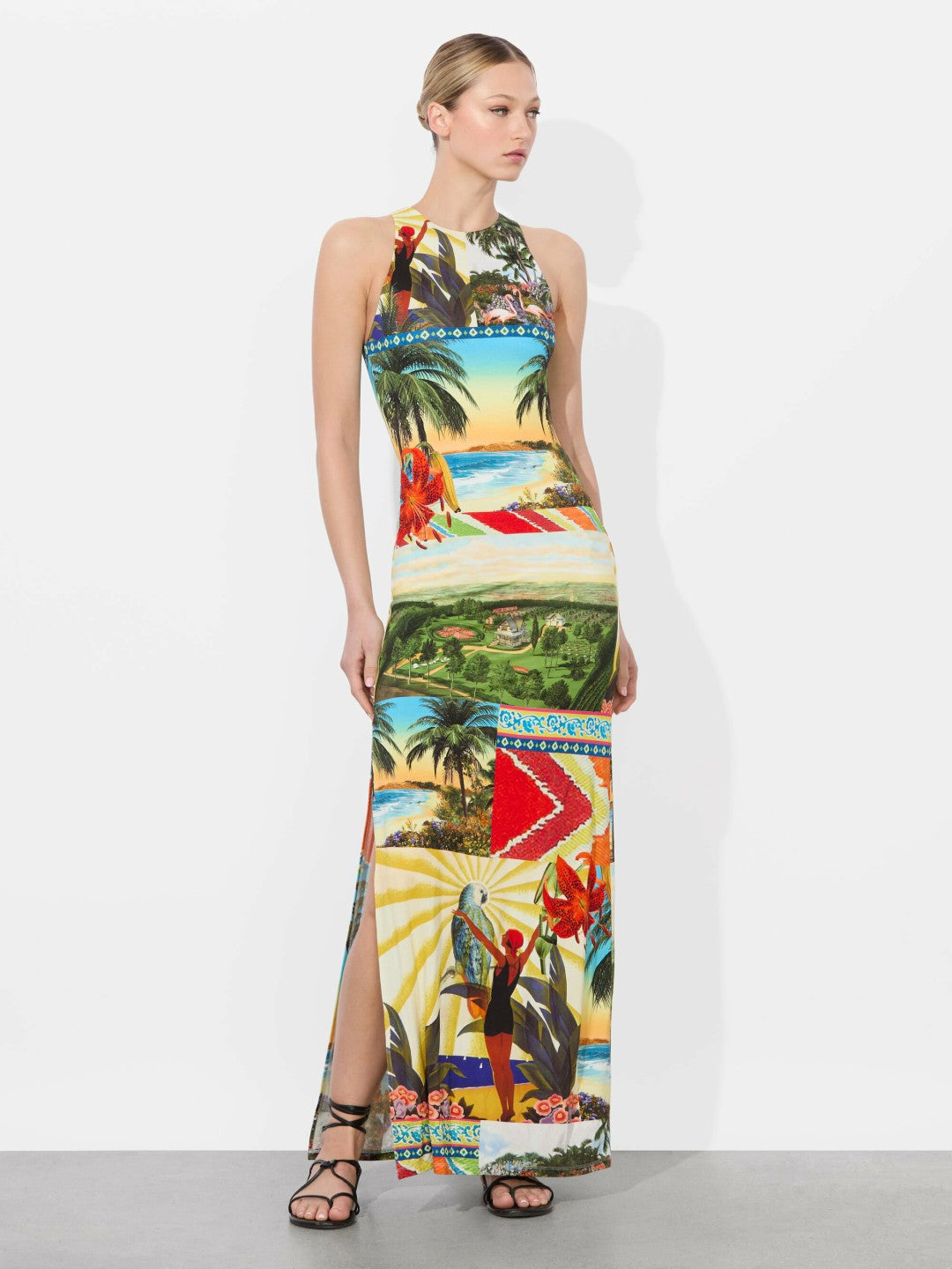 Pania Maxi Dress In Island Dreams - Alice + Olivia Women