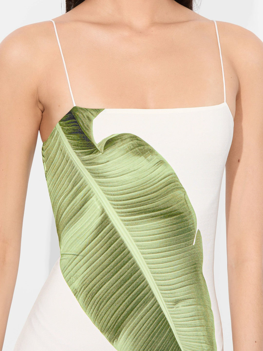Fifi Maxi Dress In Jungle Palm Off White - Alice + Olivia Women