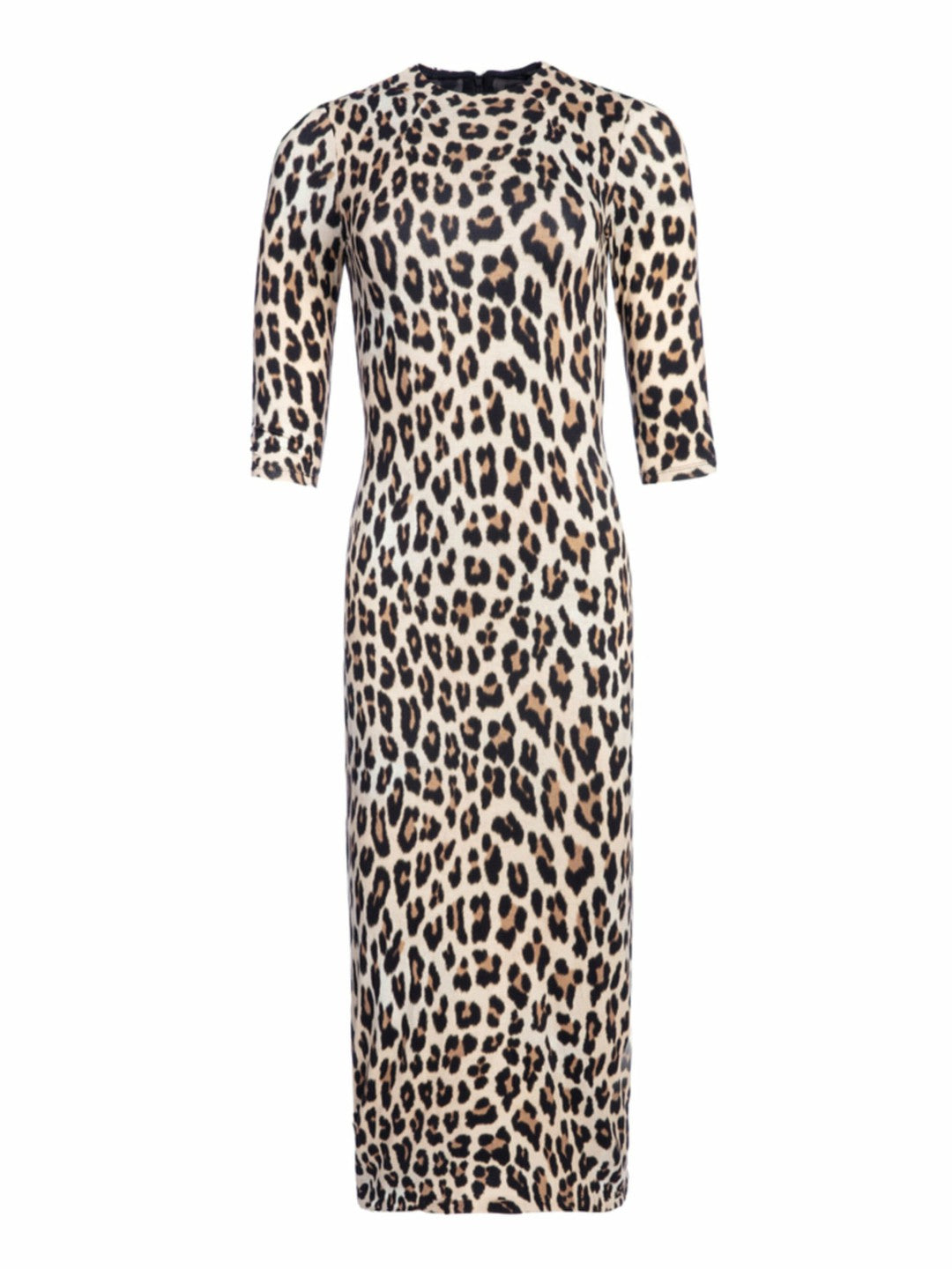 Delora Fitted Leopard Midi Dress - Alice + Olivia Women