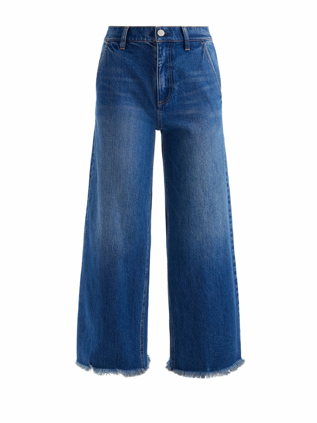 Emory Cropped Jean In Lola Blue - Alice + Olivia Women
