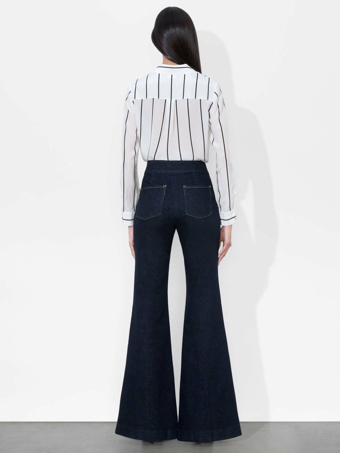 The Trouser Jean In Dark Rinse - Alice + Olivia Women