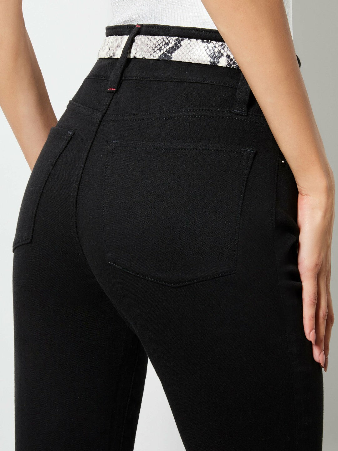 Stacey Bell Jean In Black - Alice + Olivia Women